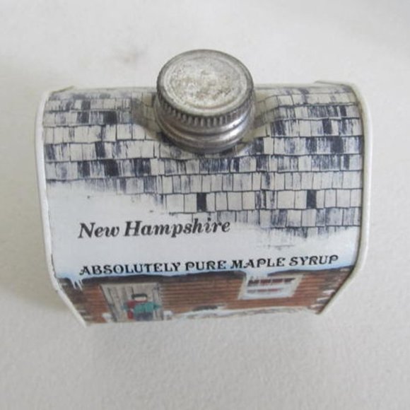 Maple Syrup Tin Container Vintage Advertising Tins Box Container New Hampshire - Picture 6 of 7